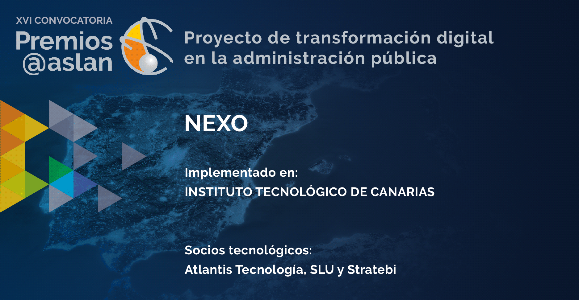 NEXO en XVI Convocatoria de Premios Transformación Digital