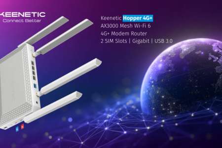 KEENETIC presenta Hopper 4G+ (KN-2312): el hub de conectividad todo en uno para pequeñas empresas