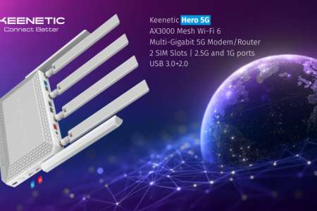 Keenetic presenta Hero 5G (KN-4110): el router 5G Wi-Fi 6 que lleva conectividad continua y seguridad avanzada a las pymes europeas