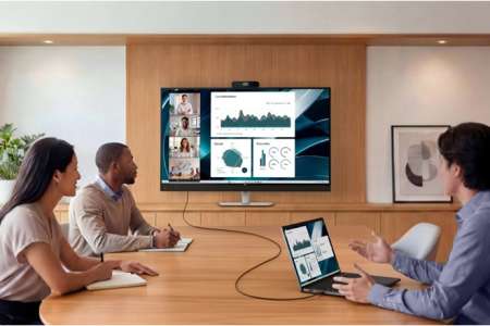 DELL TECHNOLOGIES presenta un monitor todo en uno para videoconferencias en salas de reuniones pequeñas
